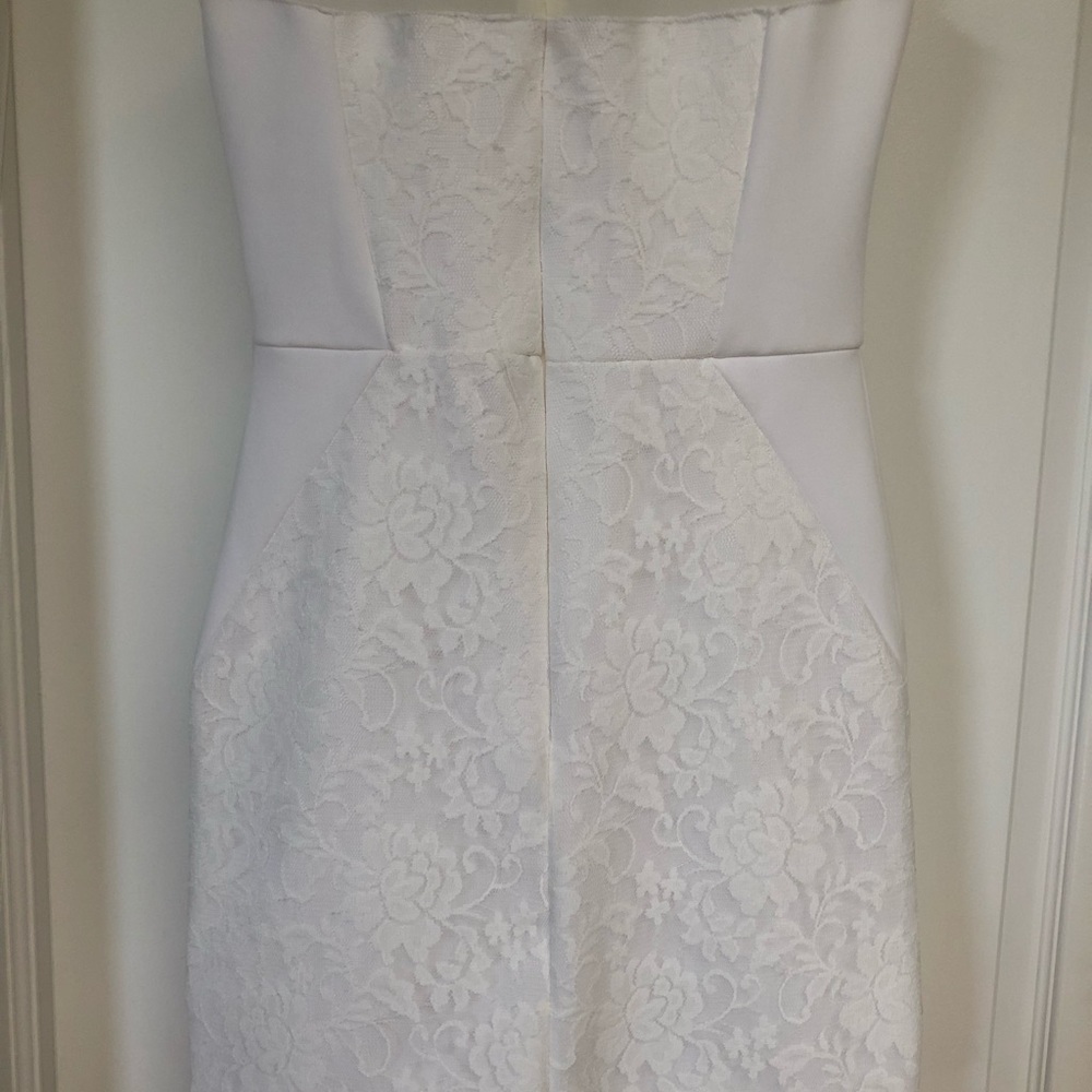 Top Shop White Mini Dress, Perfect for Graduation! - Picture 6 of 6